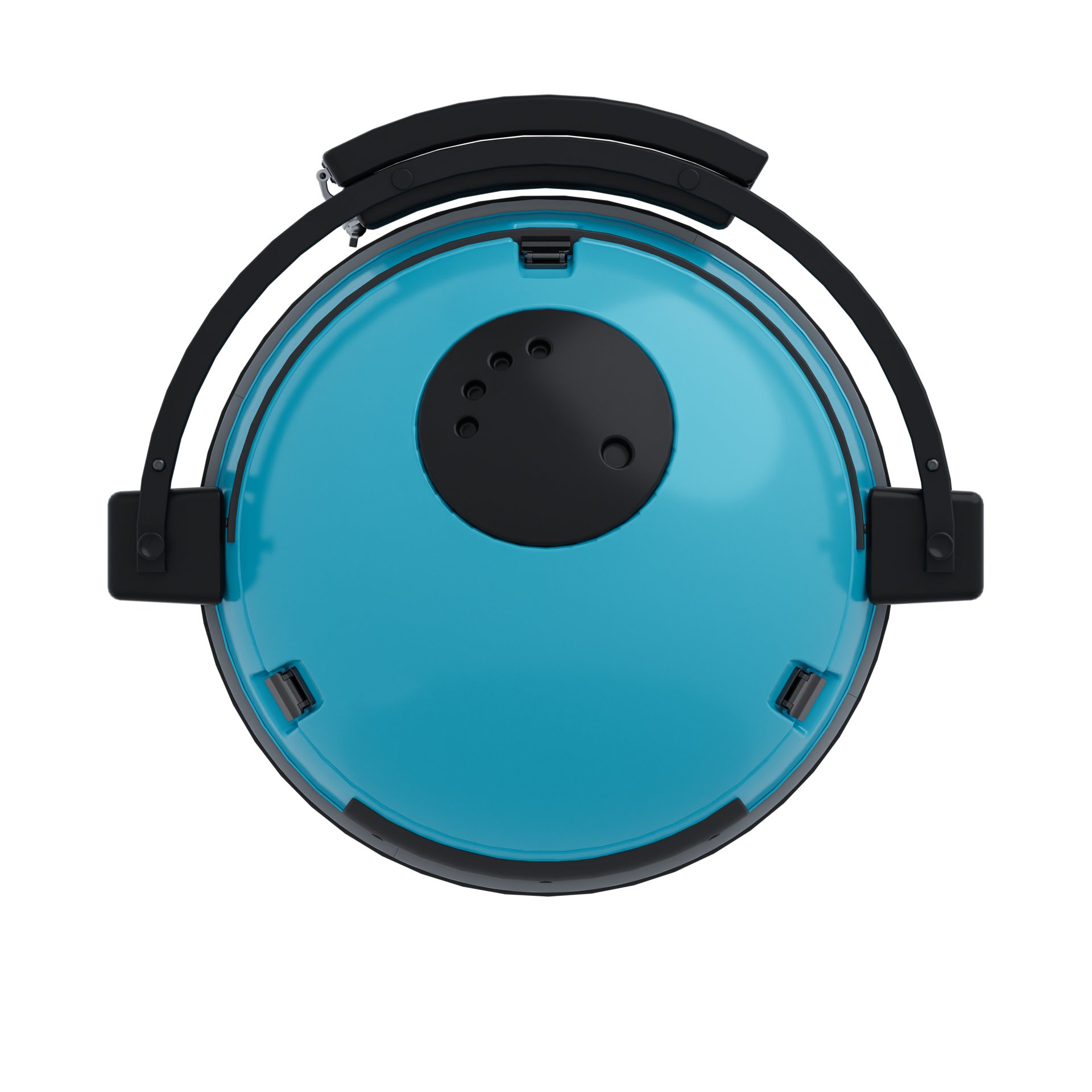 Front rendering of blue Pengo Cooler Ball