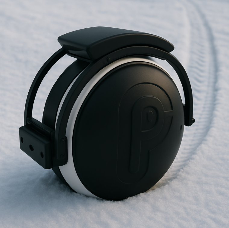Cooler Ball in the Snow